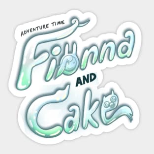 Fionna & Cake Sticker